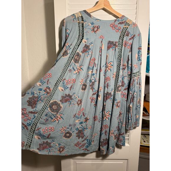 Free People Just the Two of Us Top, Light Blue XS - Picture 9 of 16